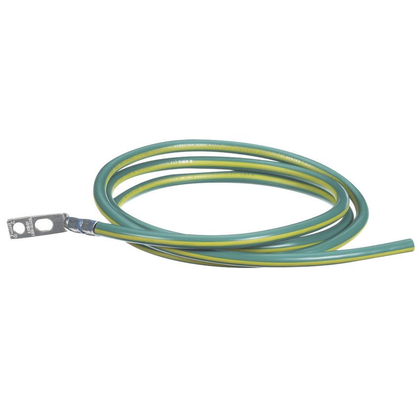Kit de Jumper para Conexión de Gabinete o Rack de Telecomunicaciones a Barra de Tierra Física, 6 AWG, 1.52 m de Largo