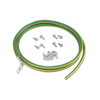 Kit de Jumper para Conexión de Gabinete o Rack de Telecomunicaciones a Barra de Tierra Física, 6 AWG, 1.52 m de Largo