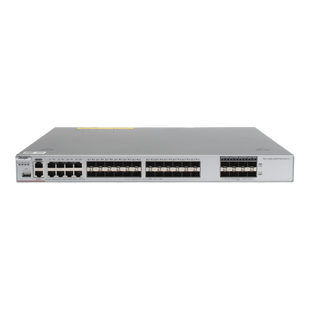 Switch Core Administrable Capa 3 con 8 puertos Gigabit, 24 SFP y 8 SFP+ Combo para fibra 10Gb, gestión gratuita desde la nube.