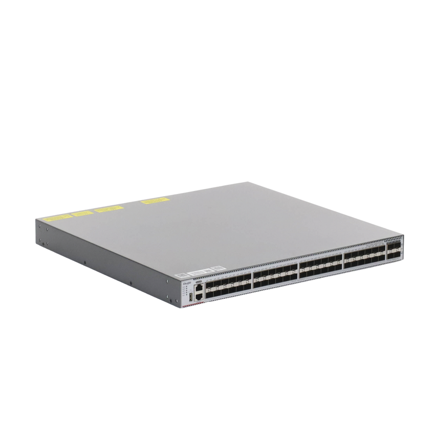 Switch de Distribución Capa 3 con 48 puertos SFP 1G y 4 SFP+ 10Gb, Administración gratuita desde la nube.