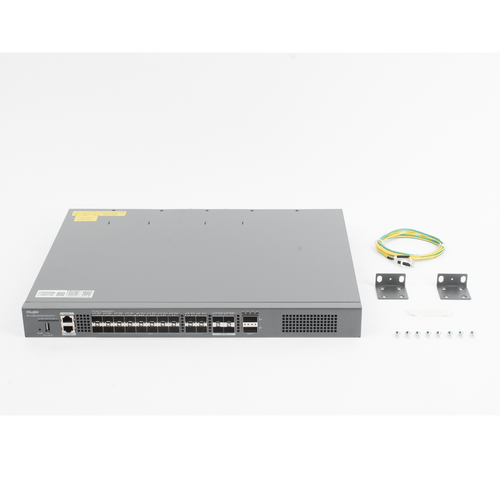 Switch Core Distribuidor para Fibra con 20 Puertos SFP+ (10G), 4 Puertos SFP28 (25G) y 2 Puertos QSFP+ (40G) (No Incluye Fuentes de Poder)