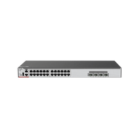 Switch Core PoE 802.3bt 370W Capa 3 Multi-Gigabit 24 puertos 5Gb/2.5Gb/1Gb/100M, 4 puertos fibra SFP28 25Gb