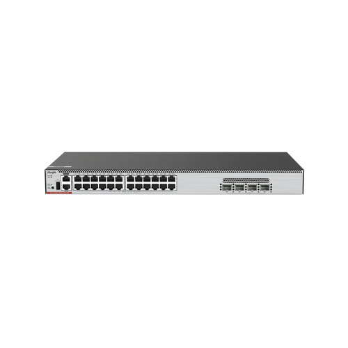 Switch Core PoE 802.3bt 370W Capa 3 Multi-Gigabit 24 puertos 5Gb/2.5Gb/1Gb/100M, 4 puertos fibra SFP28 25Gb