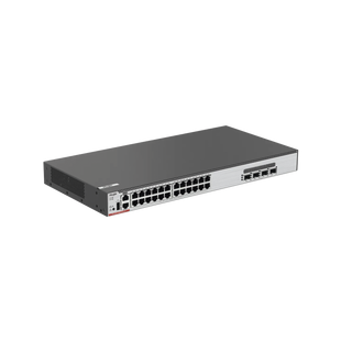 Switch Core PoE 802.3bt 370W Capa 3 Multi-Gigabit 24 puertos 5Gb/2.5Gb/1Gb/100M, 4 puertos fibra SFP28 25Gb