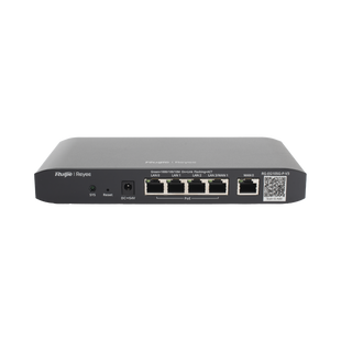 Router Balanceador con Función SD-WAN, POE+ hasta 54w, 3 puertos LAN gigabit, 1 Puerto WAN gigabit y 1 puerto LAN/WAN gigabit configurable, hasta 100 clientes con desempeño de 600 Mbps asimétricos