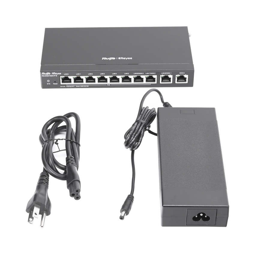 Router Balanceador con Función SD-WAN, PoE+ hasta 110 Watts, Hasta 4 Servicios de Internet y hasta 350 clientes con desempeño de 1.5 Gbps