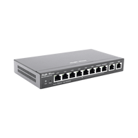 Router Balanceador con Función SD-WAN, PoE+ hasta 110 Watts, Hasta 4 Servicios de Internet y hasta 350 clientes con desempeño de 1.5 Gbps