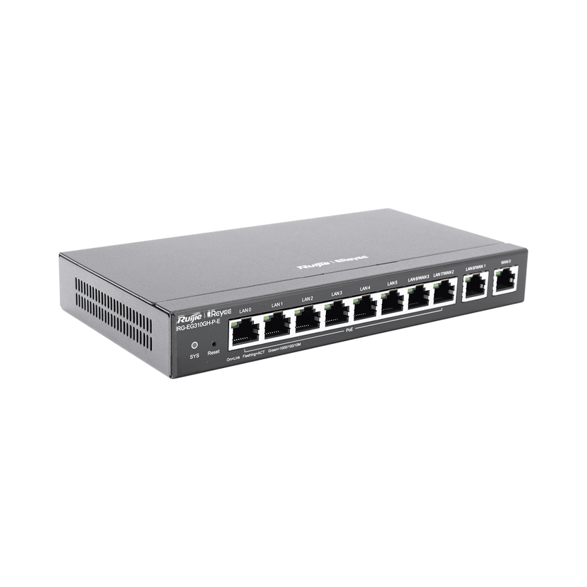 Router Balanceador con Función SD-WAN, PoE+ hasta 110 Watts, Hasta 4 Servicios de Internet y hasta 350 clientes con desempeño de 1.5 Gbps