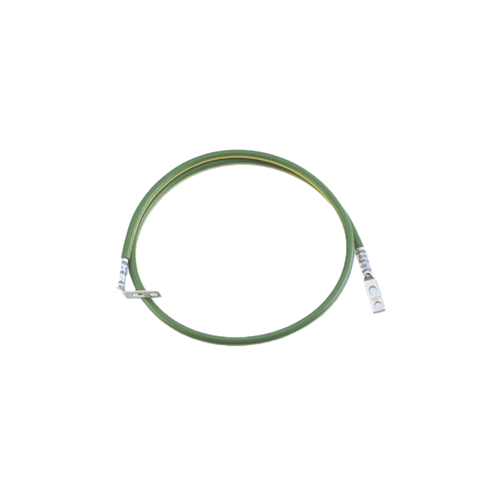 Jumper Para Aterrizar Equipos en Racks o Gabinetes, 6 AWG, con Terminal Doblada a 90 Grados, 0.60 m de Largo