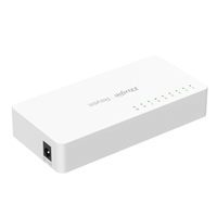 Switch no administrable, Visible en la Topología de la Nube, con 8 puertos 10/100 Mbps