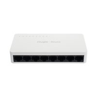 Switch no administrable, Visible en la Topología de la Nube, con 8 puertos 10/100 Mbps