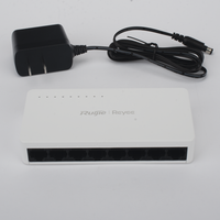 Switch no administrable, Visible en la Topología de la Nube, con 8 puertos Gigabit 1G
