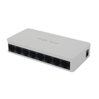 Switch no administrable, Visible en la Topología de la Nube, con 8 puertos Gigabit 1G