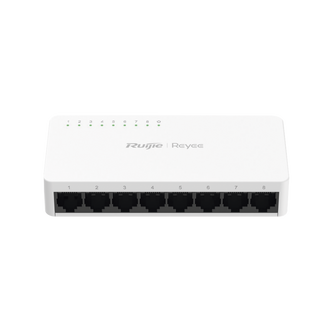 Switch no PoE no administrado, con 8 puertos Gigabit