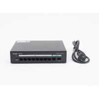 Switch PoE+ no Administrable, hasta 120 Watts, no administrable, 8 puertos PoE+, 2 Uplink Gigabit Ge / SFP