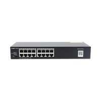 Switch no administrable, Visible en la Topología en la Nube, con 16 puertos Gigabit