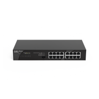 Switch no administrable, Visible en la Topología en la Nube, con 16 puertos Gigabit