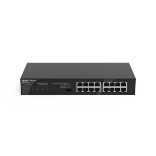 Switch no administrable, Visible en la Topología en la Nube, con 16 puertos Gigabit