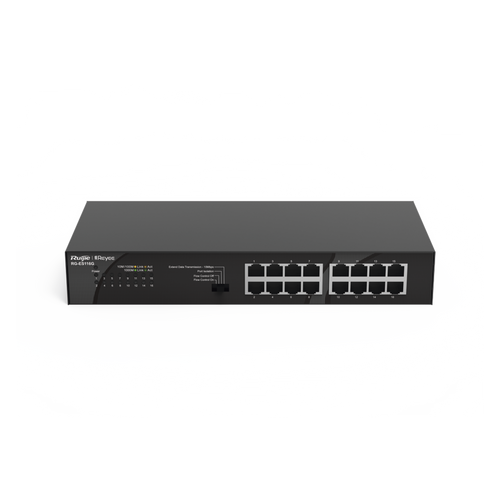 Switch no administrable, Visible en la Topología en la Nube, con 16 puertos Gigabit