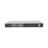 Switch PoE+ No Administrable con 18Puertos Gigabit y 2 Uplinks Gigabit