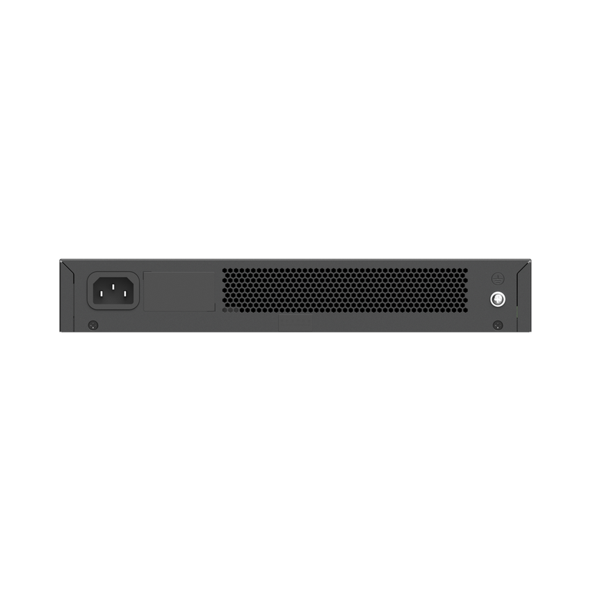Switch no administrable, con 24 puertos Gigabit, Visible en la Topología