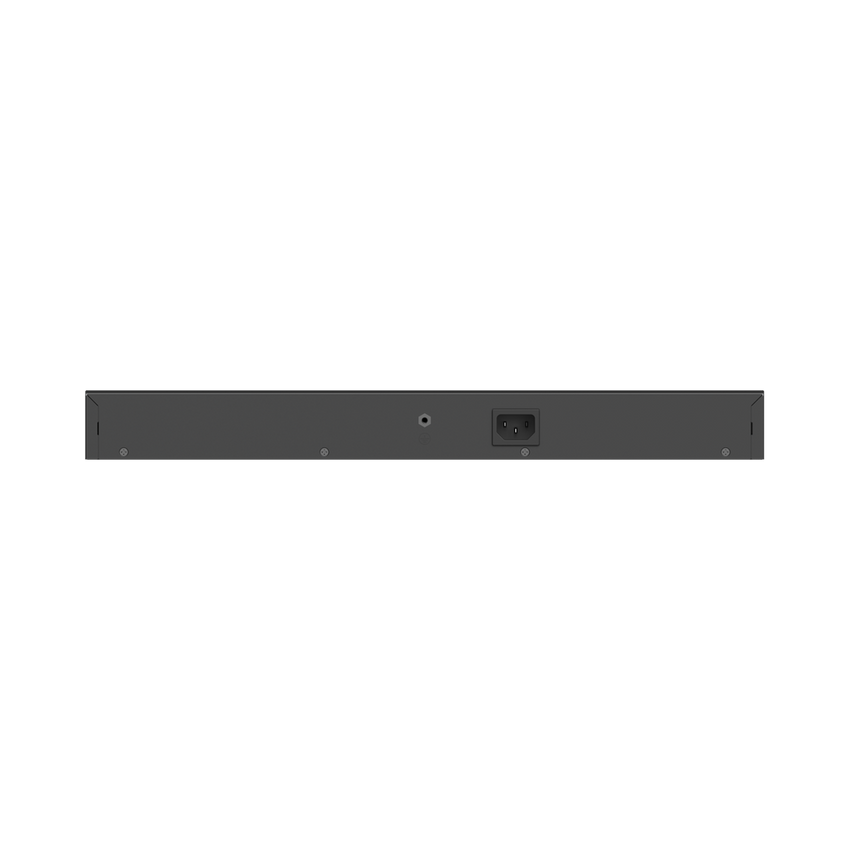 Switch PoE+ no Administrable, hasta 370 Watts Ideal para CCTV, 24 Puertos 10/100 PoE+, 2 Uplinks Gigabit (1 SFP COMBO)