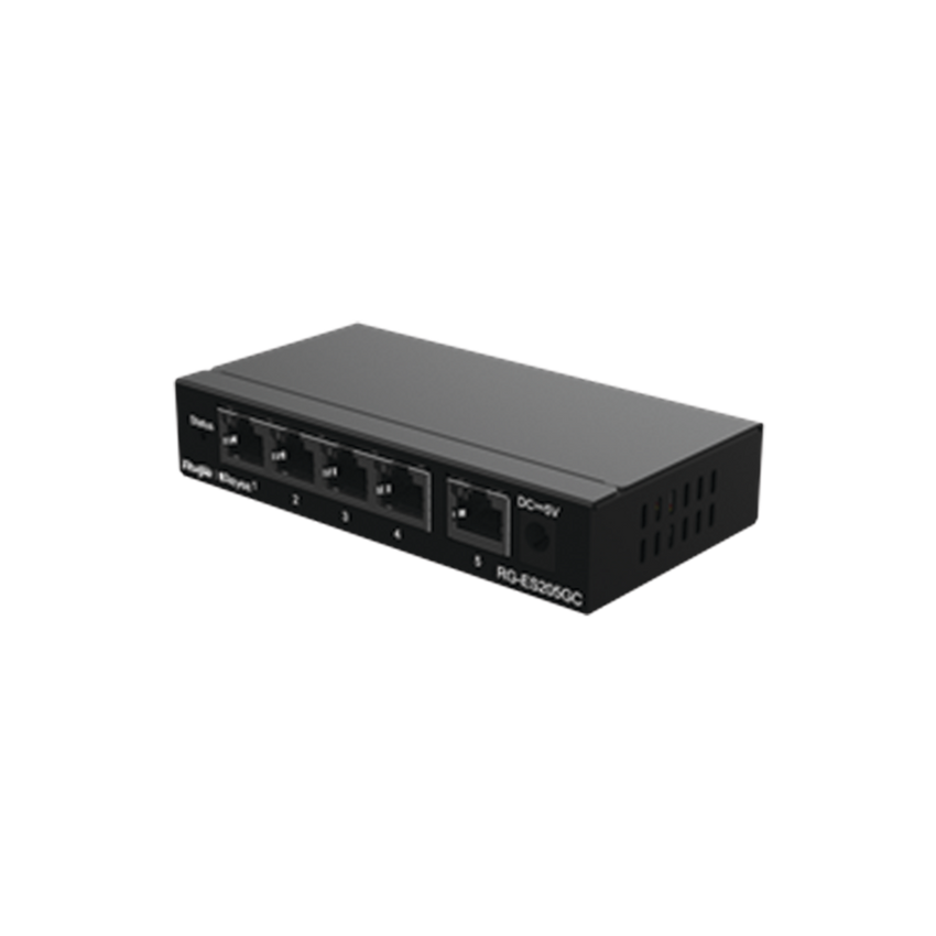 Switch Administrable con 5 puertos Gigabit, gestión gratuita desde la nube