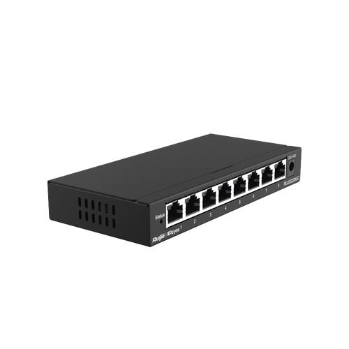 Switch Administrable con 8 puertos Gigabit, gestión gratuita desde la nube