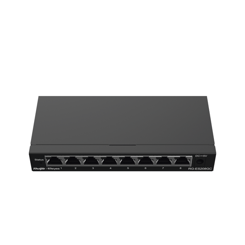 Switch Administrable con 8 puertos Gigabit, gestión gratuita desde la nube