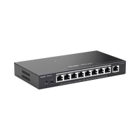 Switch Administrable 8 Puertos PoE+ 802.3af/at Gigabit, gestión gratuita desde la nube, 120w