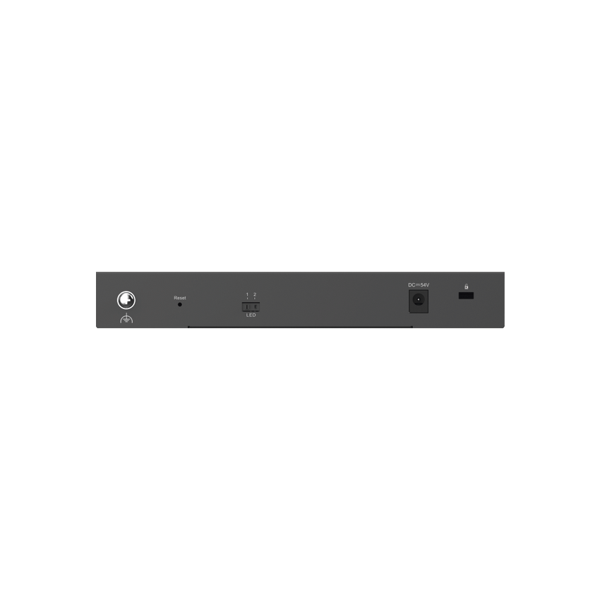 Switch Administrable con 8 puertos Gigabit PoE, 2 Uplinks Gigabit (1 SFP), gestión gratuita desde la nube