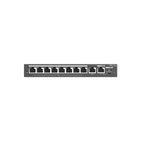 Switch Administrable con 8 puertos Gigabit PoE, 2 Uplinks Gigabit (1 SFP), gestión gratuita desde la nube