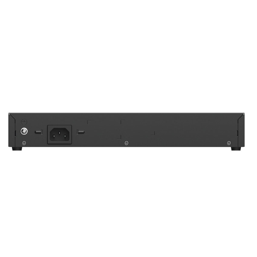 Switch L2 Administrable PoE con 16 puertos Gigabit PoE 802.3af/at + 2 SFP para fibra 1Gb, gestión gratuita desde la nube, 240w