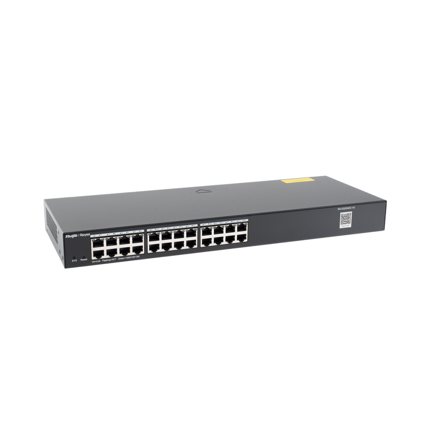 Switch Administrable 24 puertos Gigabit, gestión gratuita desde la nube.