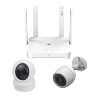 Kit de Cámaras Wi-Fi con Router / Incluye 1 Cámara C6N / 1 Cámara CS-C3TN / 1 Router RGEW1800GXPRO