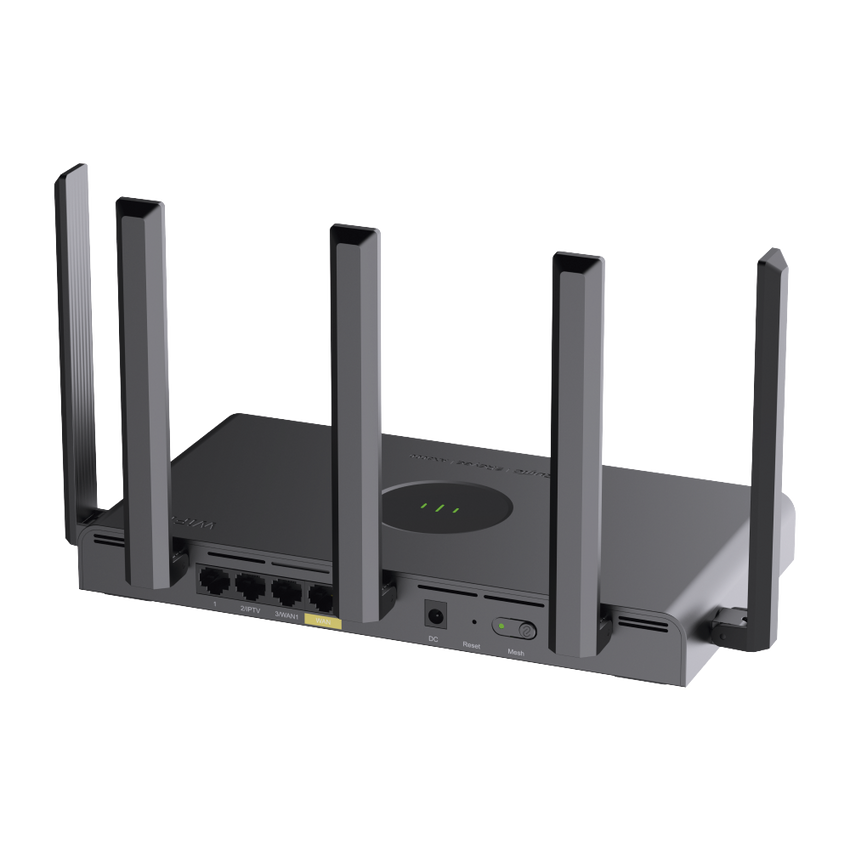 Home Router inalámbrico MESH , Diseñado para GAMING con doble puerto WAN Gigabit para Sumar Ancho de banda, 3 puertos LAN Gigabit., WI-FI 6 2x2 doble Banda
