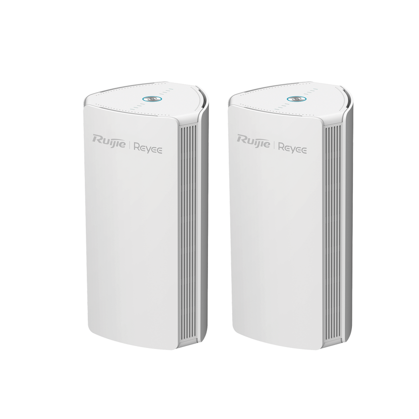 (2PACK) Home Router inalámbrico MESH WI-FI 6 2x2 doble banda 1 puerto WAN Gigabit y 2 puertos LAN Gigabit