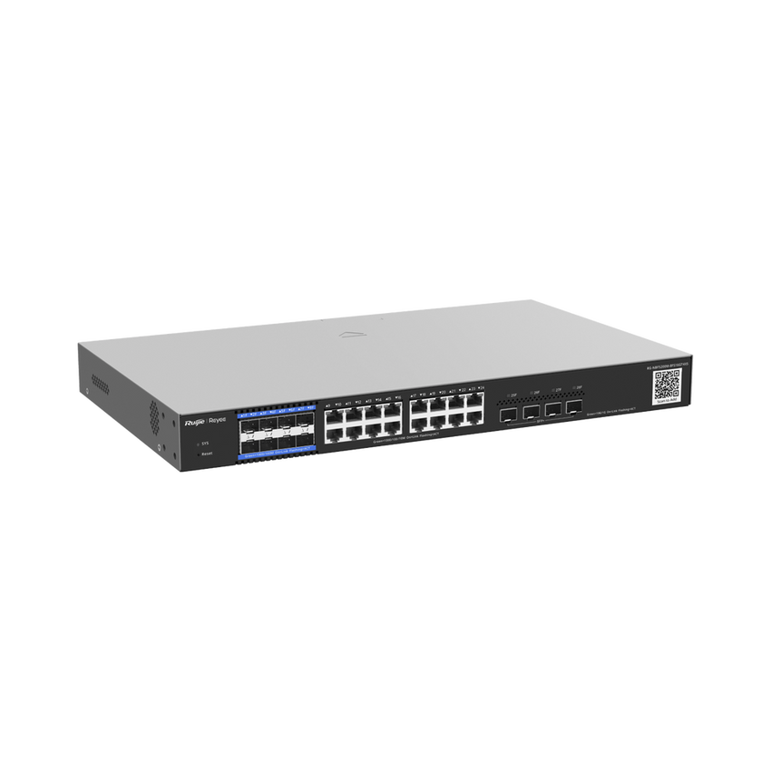 e-Lighten OLT / Switch Hibrido, Capa 3 con 8 Puertos PON 1G, 16  Puertos Ethernet 1G y 4 Puertos SFP+ 10G, perfecto para migrar a Soluciones de Fibra PON hasta 256 ONUs