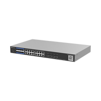 e-Lighten OLT / Switch Hibrido, Capa 3 con 8 Puertos PON 1G, 16  Puertos Ethernet 1G y 4 Puertos SFP+ 10G, perfecto para migrar a Soluciones de Fibra PON hasta 256 ONUs