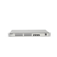Switch Administrable Capa 2+ Plus, con 24 puertos Gigabit, 4 puertos SFP+ para fibra 10Gb, gestión gratuita desde la nube.