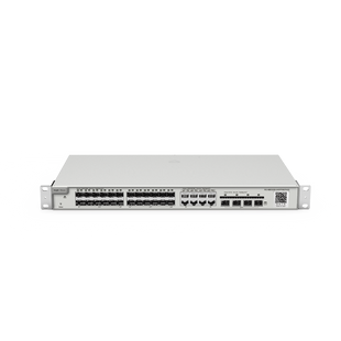 Switch administrable Capa 2+ Plus, 24 puertos SFP con 8 puertos Ethernet Gigabit y 4 SFP+ gestión en la nube
