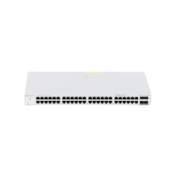 Switch Administrable Capa 2+ Plus, con 48 puertos Gigabit + 4 SFP+ para fibra 10Gb, gestión gratuita desde la nube