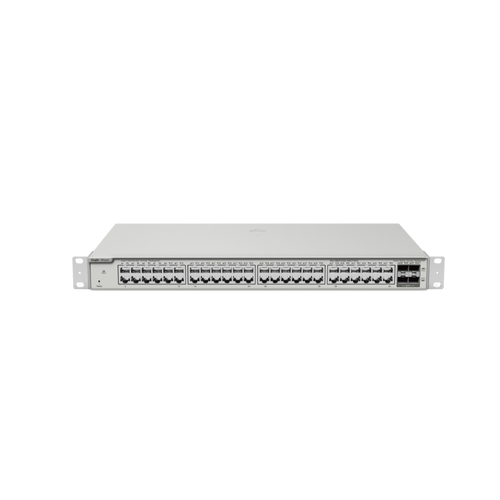Switch Administrable Capa 2+ Plus, con 48 puertos Gigabit + 4 SFP+ para fibra 10Gb, gestión gratuita desde la nube