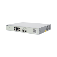 Switch Multi-Gigabit PoE+ Capa 2 con 8 Puertos 2.5G PoE+ hasta 240W y 2 Uplink SFP+ 10G ,Administrable Cloud, Diseñado Para Access Points WiFi 6/7