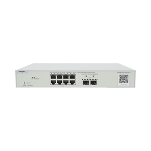 Switch Multi-Gigabit PoE+ Capa 2 con 8 Puertos 2.5G PoE+ hasta 240W y 2 Uplink SFP+ 10G ,Administrable Cloud, Diseñado Para Access Points WiFi 6/7