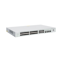 Switch administrable Capa 3, 24 puertos SFP 1G, 8 puertos Ethernet 1G Combo y 4 SFP+ 10G, gestión remota en la nube