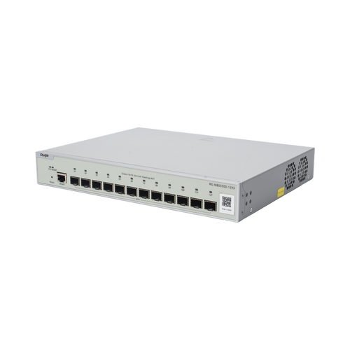 Switch Administrable Full Aggregation Capa 3, 12 Puertos SFP+ 10G y un Puerto MGMT