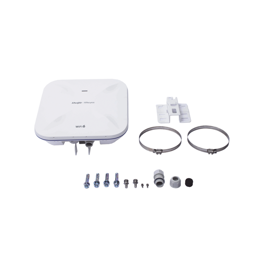 Punto de Acceso Mesh Wi-Fi 6 Industrial para Exterior / 360° / Filtros Anti Interferencia y Auto Optimización con IA