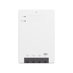 Punto de Acceso Mesh Wi-Fi 7 para interior en pared, hasta 512 usuarios ideal para Hotelería u Oficina.