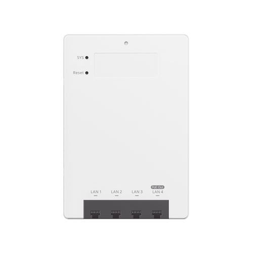 Punto de Acceso Mesh Wi-Fi 7 para interior en pared, hasta 512 usuarios ideal para Hotelería u Oficina.